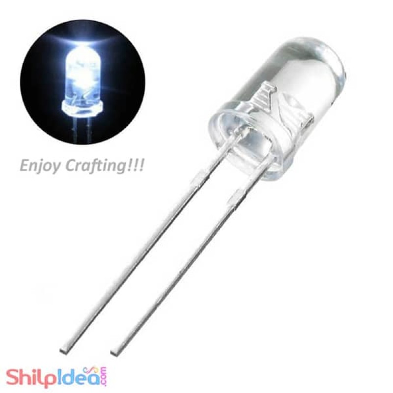 5mm Clear Lens LED White